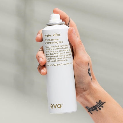 Evo Water Killer Dry Shampoo - Absorbs Oil to Refresh Hair