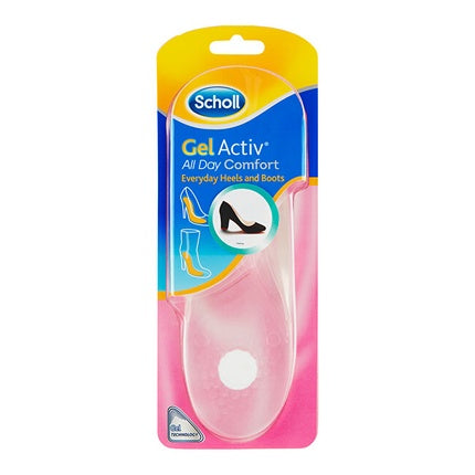 Scholl Gelactiv All Day Comfort Insoles For Shoes With A Heel 1 Pair