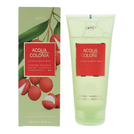 4711 Acqua Colonia Lychee White Mint Shower Gel 200ml For Women