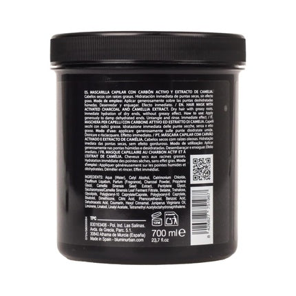 Tahe Blumin Activated Charcoal Mask with Camellia Extract for Dry and Oily Roots