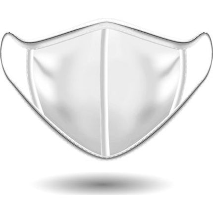 Power Health Fabric Mask For Multiple Uses White 1 Piece