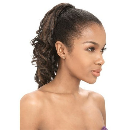 Moel Model Equal Drawstring Ponytail Futura Yaky Straight 12" #4