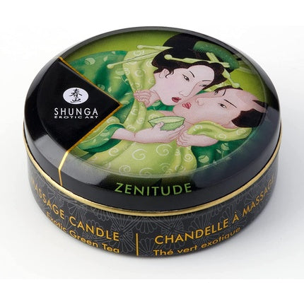 Shunga Zenitude Massage Candle Green Tea 30ml