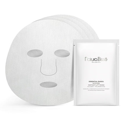 Natura Bissé Essential Shock Intense Instant-Lift Mask Firming Sheet Mask Hydrates Firms Plumps For all skin types 4 units