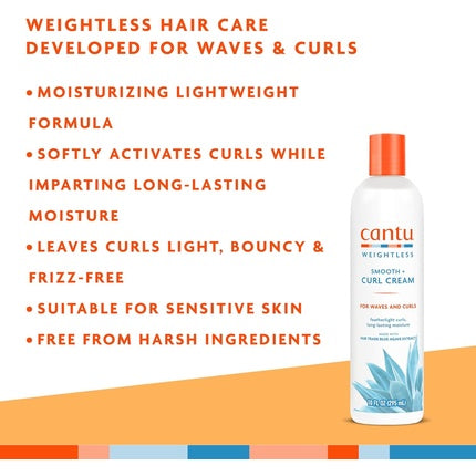 Cantu Weightless Smooth Curl Cream 295ml