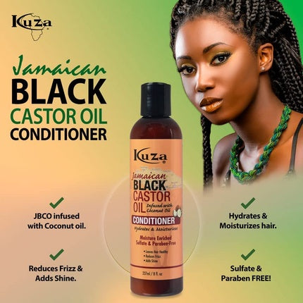 Kuza Naturals Jamaican Black Castor Oil Conditioner 8oz