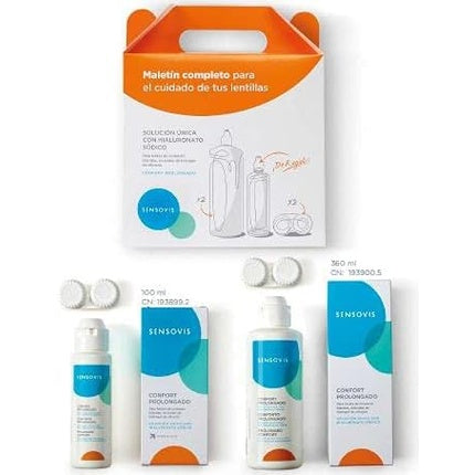 Sensovis Contact Lens Solution Single Solution 360ml + 100ml Travel Size