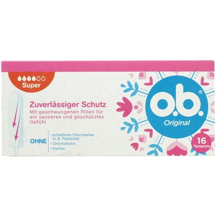 Ob Tampons Super 16 Pieces