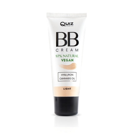 Quiz Cosmetics Bb Cream Foundation Enriched With Hyaluronic Acid And Hemp Oil Light 30ml