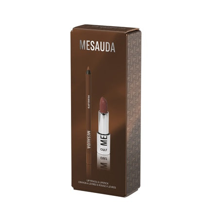 Hair Mesauda Beauty Cult Creamy Lip Kit Lip Pencil And Lipstick Set