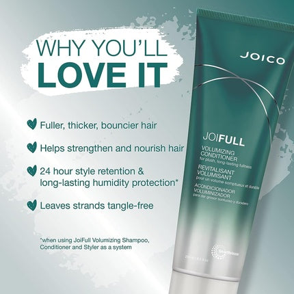 Joico JoiFULL Volumizing Conditioner for Fine Thin Hair 8.5 Fl Oz
