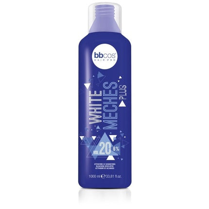 Bbcos White Meches Plus Developer 6 20 Volumes 1000 Milliliters