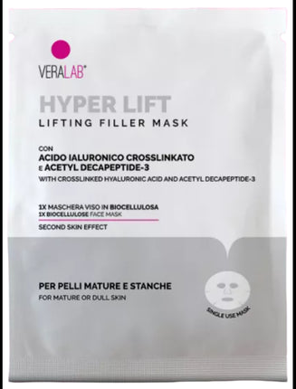Veralab Hyper Lift Mask Biocellulose Face Mask Lifting Plumping 1 Piece