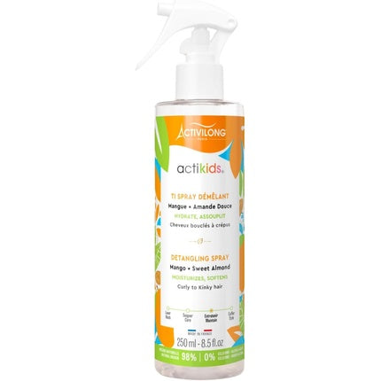 Activilong Actikids Hair Detangling Spray Mango and Sweet Almond - No Rinse