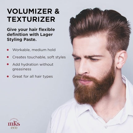 Mks-Eco Men Lager Men's Styling Paste Sandalwood