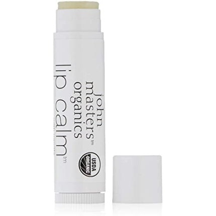 John Masters Organics Lip Calm Vanilla USDA Certified Organic Natural Lip Balm 0.15oz