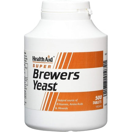HealthAid Brewers Yeast 500 Tablets Natural 500 Count