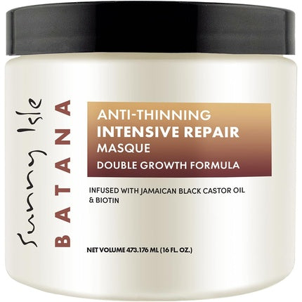 Sunny Isle Batana Antithinning Intensive Repair Masque 16oz Infused with Biotin