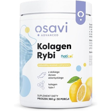 Osavi Wild Cod Fish Collagen Powder Lemon Flavor 360g