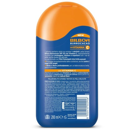 Bilboa Latte Lip Balm SPF 30 High Sun Protection for Sensitive Skin Formula with Vitamin C Moisturizes Nourishes and Protects Alcohol-Free 200ml