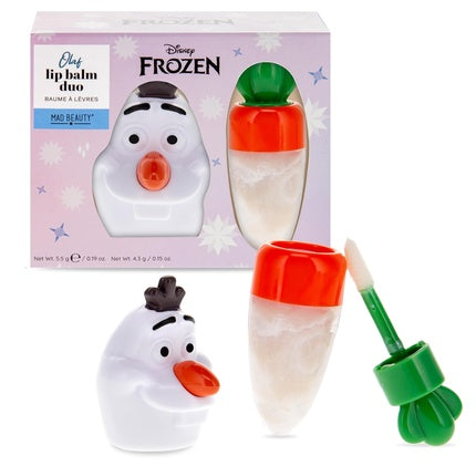 Disney Frozen Lip Balm Duo - Mad Beauty Olaf Moisturizing Lip Care