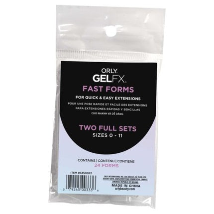 Orly Fast Forms 24 Pieces - Pack of 24