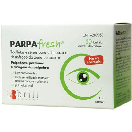 Parpafresh Eyelid Wipes 30 Units