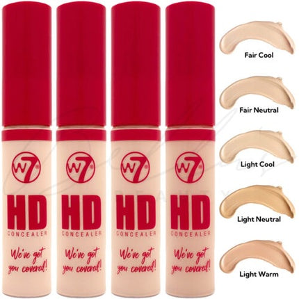W7 HD Super Creamy Medium to Full Coverage Vegan Concealer
