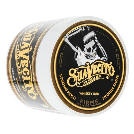 Suavecito Pomade Firme Strong Hold Whiskey Bar Scent 4 Oz - Pomade for Men