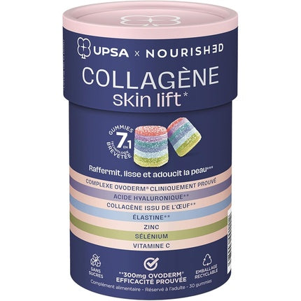 Upsa X Nourished Collagen Skin Lift 7-In-1 30 Gummies