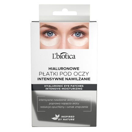 L'Biotica Hyaluronic Eye Patches Intensively Moisturizing - 6 Pieces