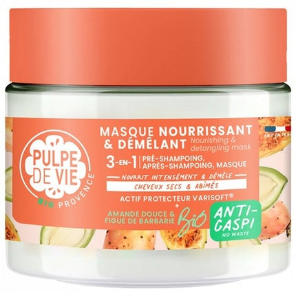 Pulpe De Vie Organic 3-in-1 Nourishing and Detangling Sweet Almond Hair Mask 300ml