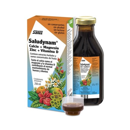 Salus Saludynam Calcium Magnesium Zinc Vitamin D 250ml
