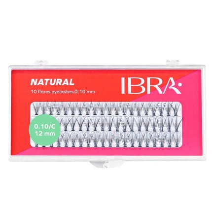 Ibra Artificial Eyelash Clusters 0.10 C-12mm