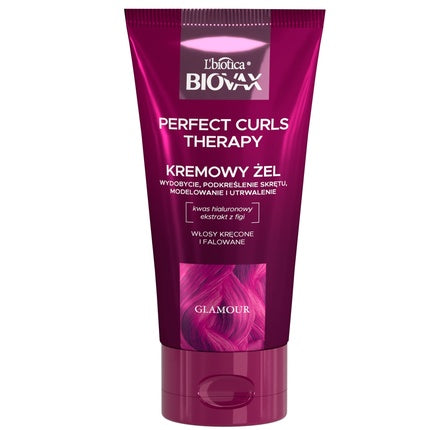 L'Biotica Biovax Glamour Perfect Curls Therapy Gel For Curly And Wavy Hair 150ml