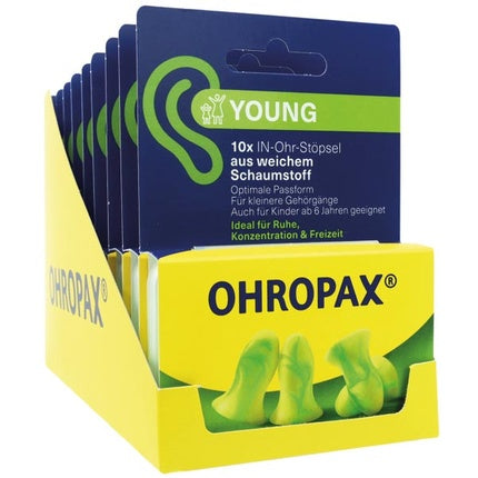 Ohropax Ohropax Ear Plug Young 10 Pieces