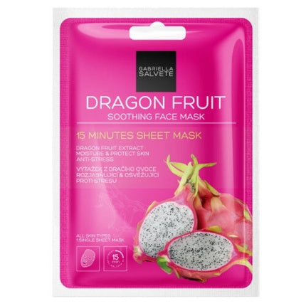 Gabriella Salvete Dragon Fruits Soothing Sheet Face Mask 1 Piece