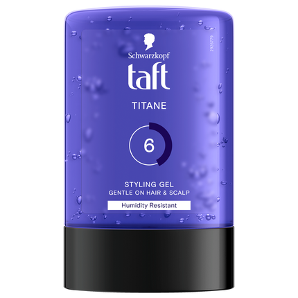 Taft Titanium Level 6 Hair Gel 300 Ml By Taft