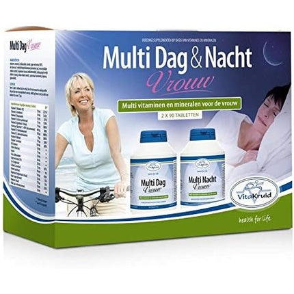 Vitakkraut Multi Day & Night Woman Tablets 90 Tablets