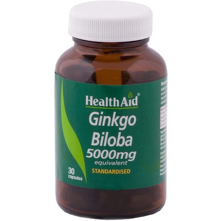 HealthAid Ginkgo Biloba Extract 5000mg 30 Capsules