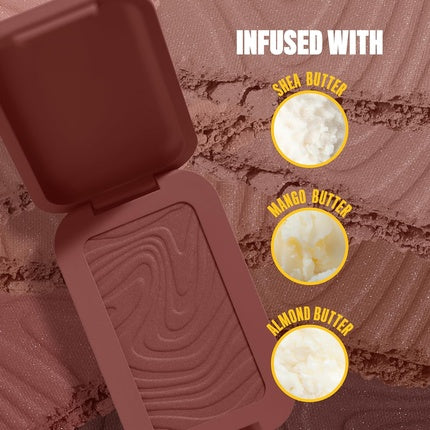 NYX PROFESSIONAL MAKEUP Matte Buttermelt Bronzer Longwear Face Makeup Vegan Formula All Butta'd Up 02 0.17 Ounce