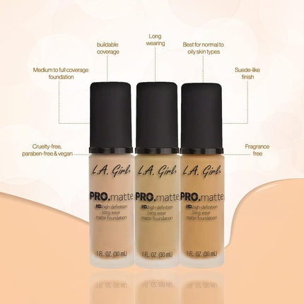 L.A. Girl PRO Matte Foundation Light Tan