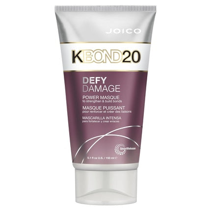 Joico Defy Damage KBOND20 Power Masque for Stronger Hydrated Hair Color-Safe Rebuild & Protect Bonds Paraben-Free Animal-Test Free Formula 5.1 Fl Oz