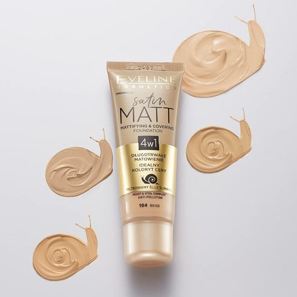 Eveline Cosmetics Satin Matt Opaque Face Primer 30ml No.101