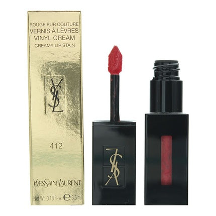 Yves Saint Laurent Rouge Pur Couture Vinyl Cream Stain 412 Rose Mix Lip Stain 55ml For Women