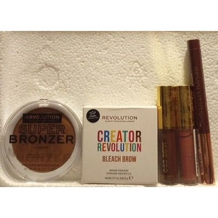 New Lot Of 5 Makeup Bronzer, Brow Pomade, Liquid Lipstick, Lip Crayon