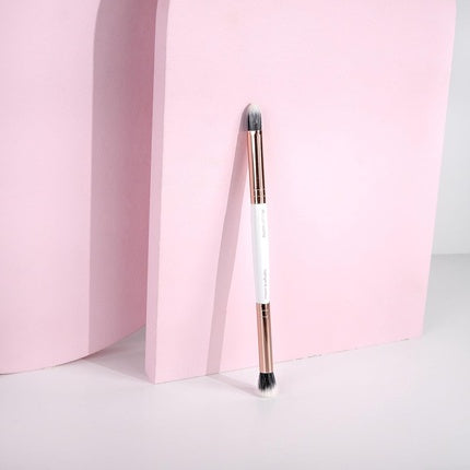 Brushworks Highlight & Contour Brush Pink & Gold White & Gold One Size