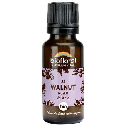Biofloral Bach Flowers 33 Walnut Organic Dietary Supplement 19.5g