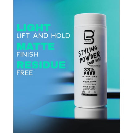 L3 Level 3 Light Hold Styling Powder Natural Matte Hairstyle Texturizing and Volumizing 1 Ounce
