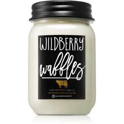 Milkhouse Candle Co. Farmhouse Wildberry Waffles Candle - Mason Jar, 369 g
